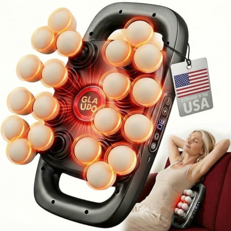 Massage Gun Percussion Deep Tissue - مسدس تدليك بـ 20 رأسًا للأنسجة