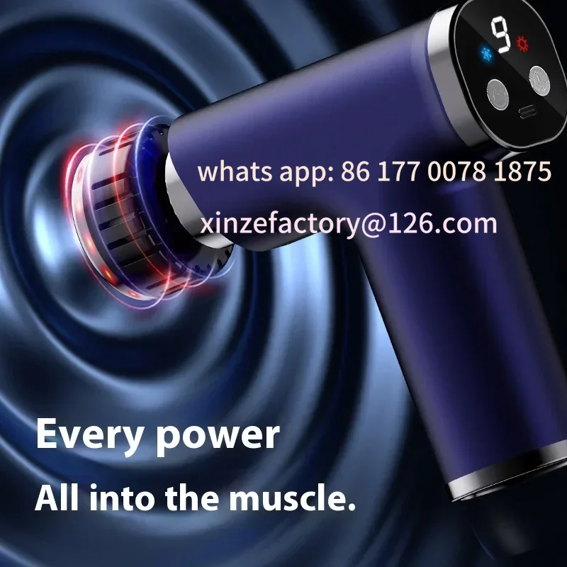 Massage Gun Percussion Deep Tissue - مسدس تدليك كهربائي قابل للتخصيص مع