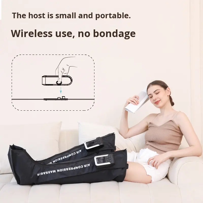 جهاز تدليك الساق بالضغط الهوائ - مراجعة Compression Boots Recovery وسعره