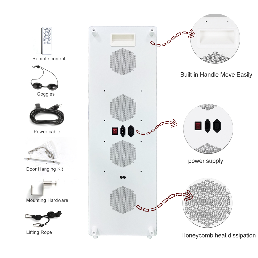 لوحة علاج بالضوء الأحمر بقدرة  - مراجعة Red Light Therapy Panel 1500W وسعره