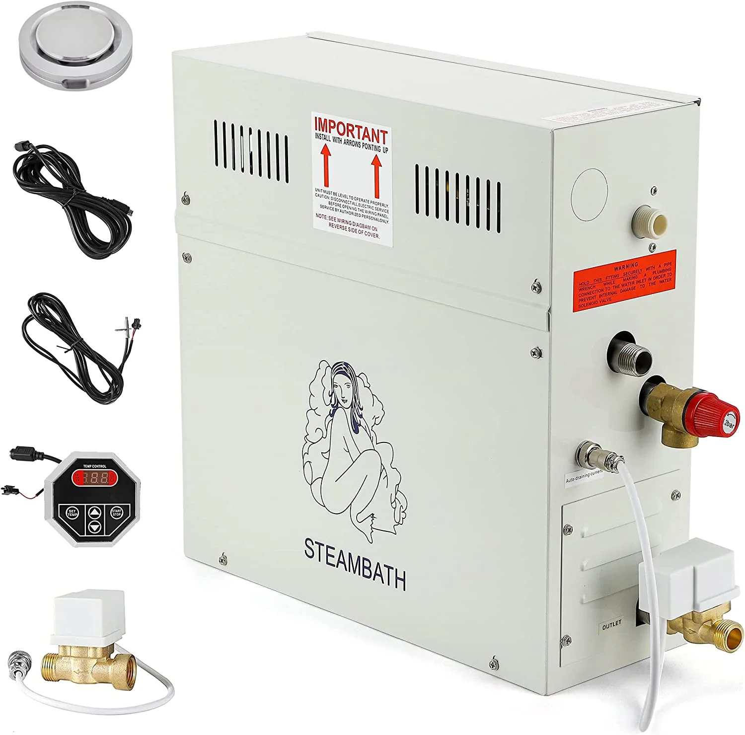 2026 9KW مولد بخار فاخر دش ساو - مراجعة Steam Sauna Generator 9Kw وسعره