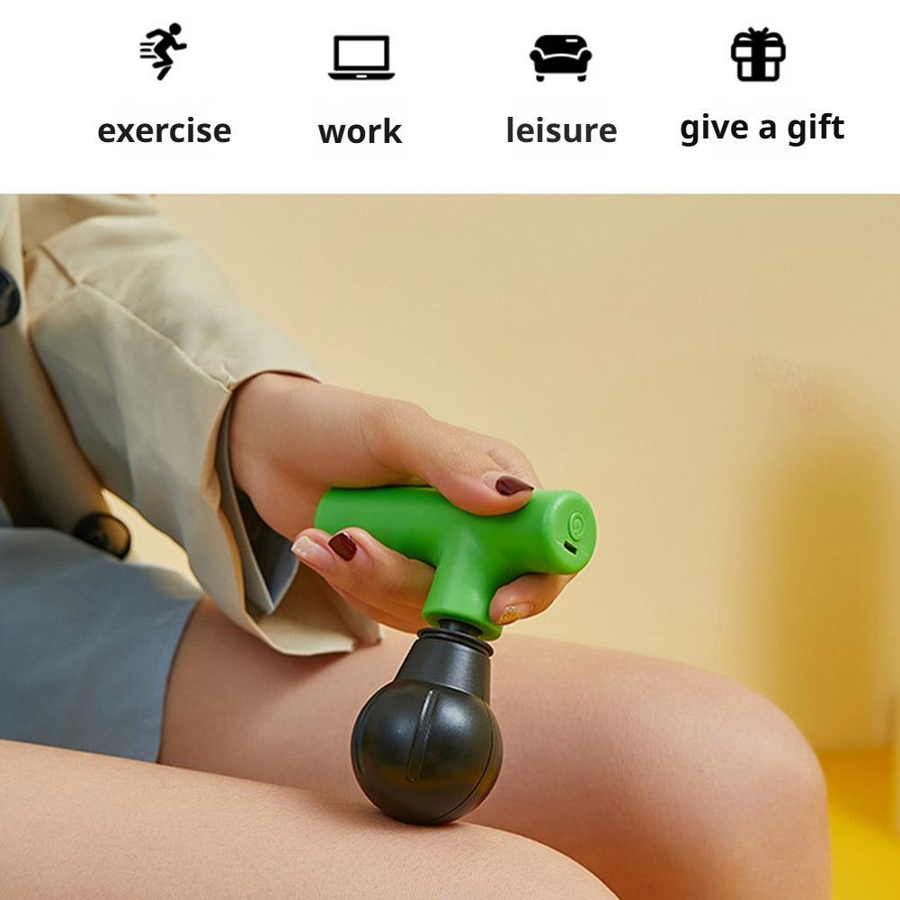 مسدس تدليك محمول صغير، جهاز تد - مراجعة Massage Gun Percussion Deep Tissue وسعره