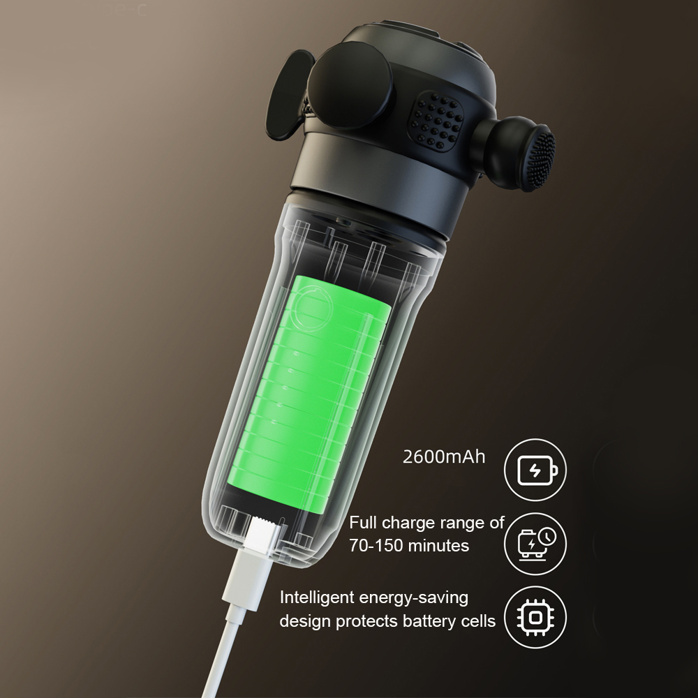 مسدس تدليك صغير ثلاثي الأبعاد  - مراجعة Massage Gun Percussion Deep Tissue وسعره