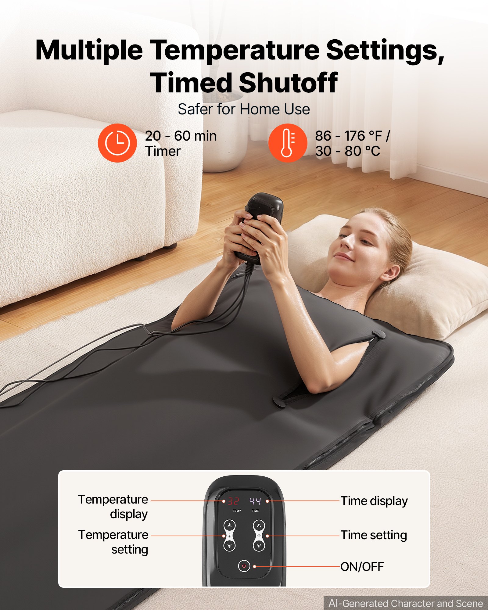 بطانية ساونا بالأشعة تحت الحمر - مراجعة Infrared Sauna Blanket Portable وسعره