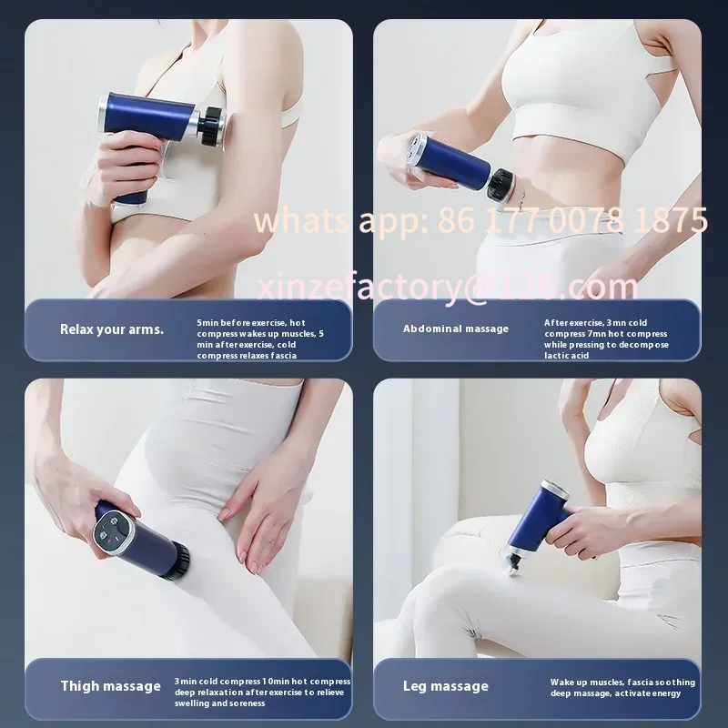 مسدس تدليك كهربائي قابل للتخصي - مراجعة Massage Gun Percussion Deep Tissue وسعره