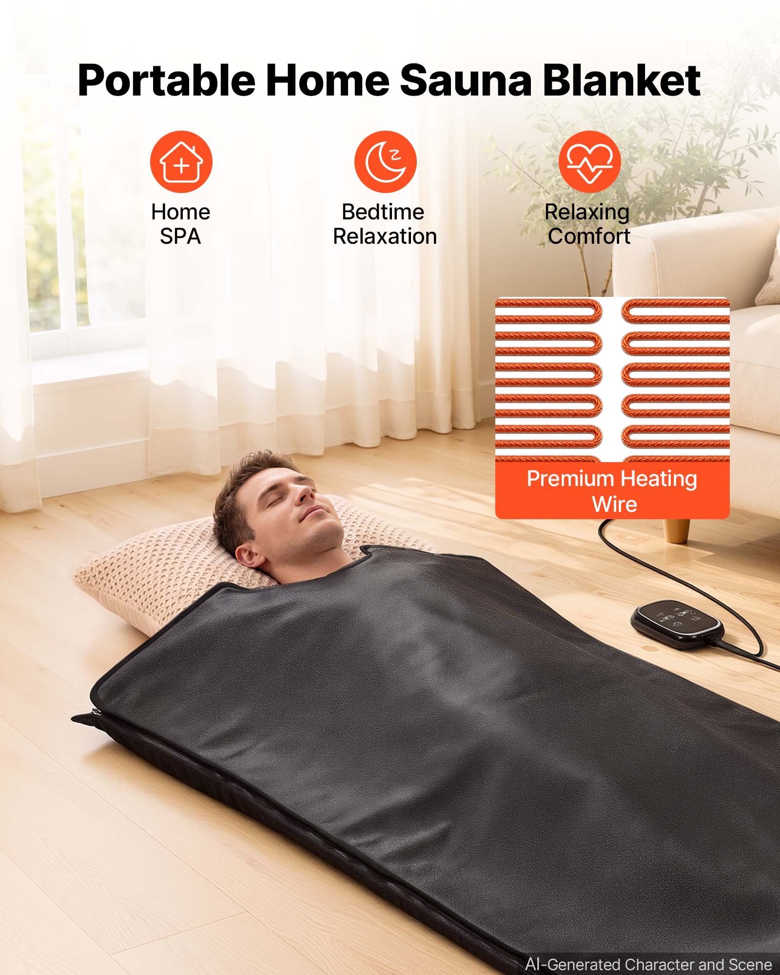 بطانية ساونا بالأشعة تحت الحمر - مراجعة Infrared Sauna Blanket Portable وسعره