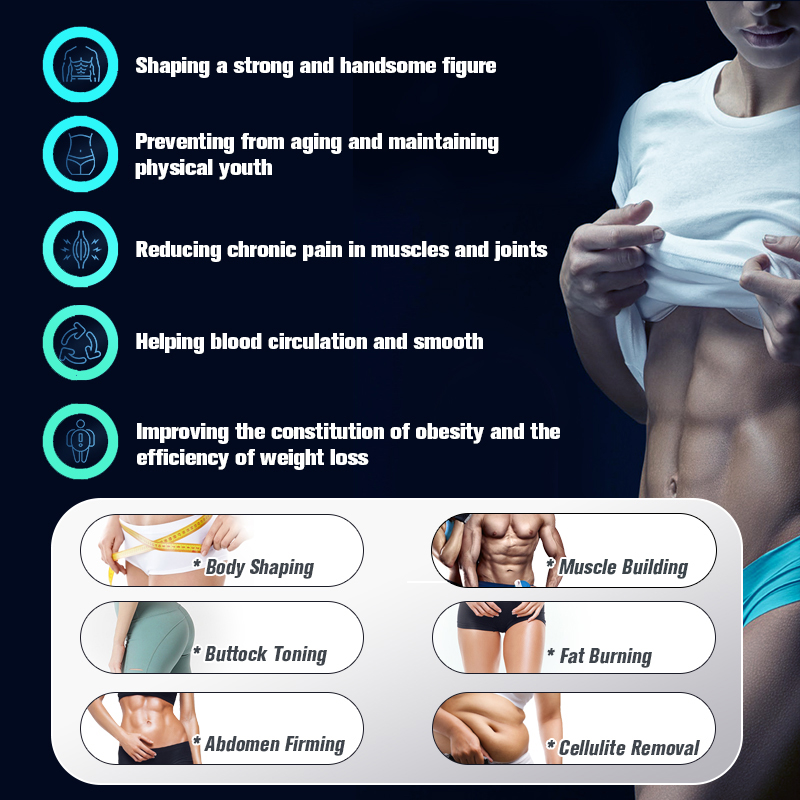 جهاز نحت الجسم الاحترافي بتقني - مراجعة Ems Muscle Stimulator Body وسعره