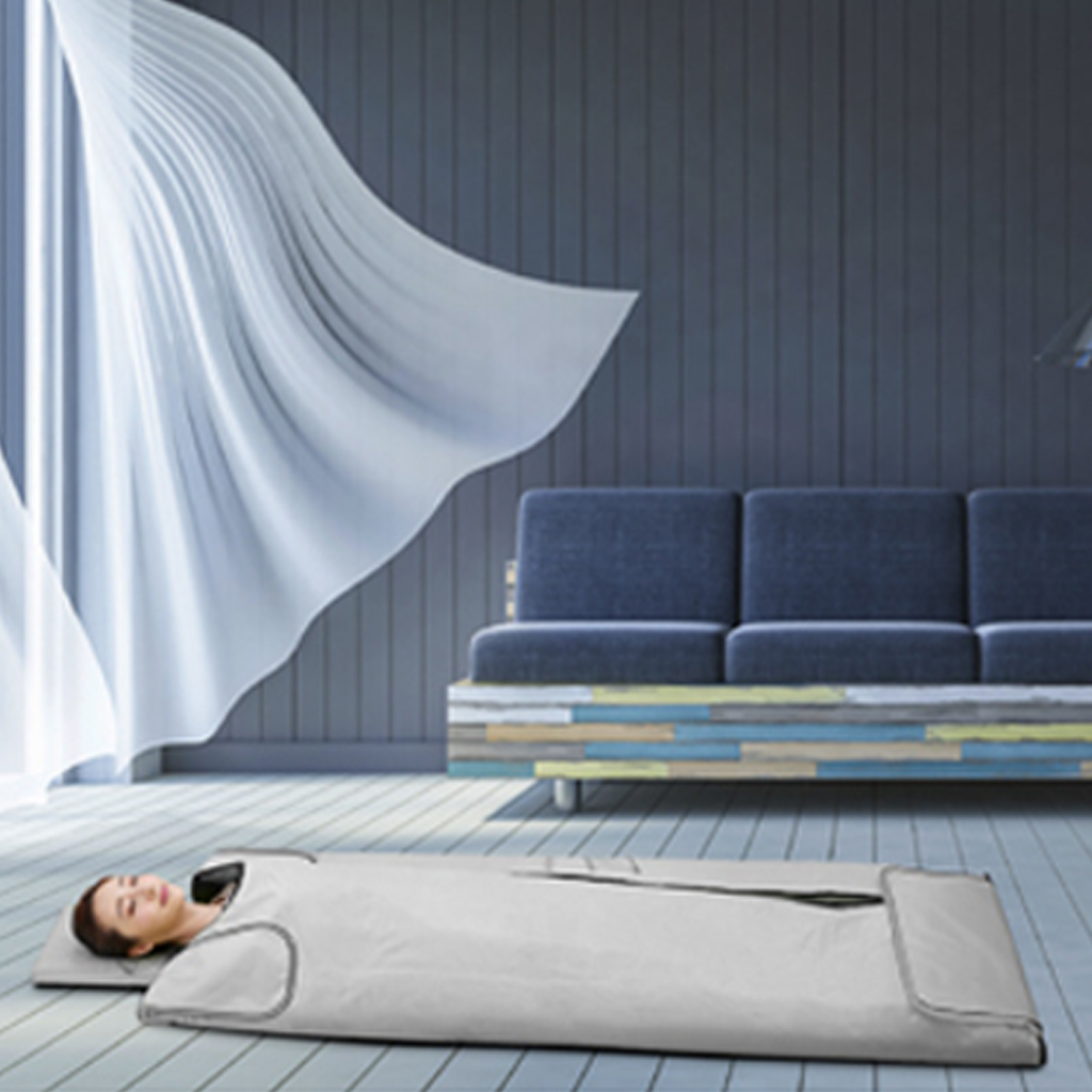 منتج تدليك محمول بقوة 600 واط، - مراجعة Infrared Sauna Blanket Portable وسعره