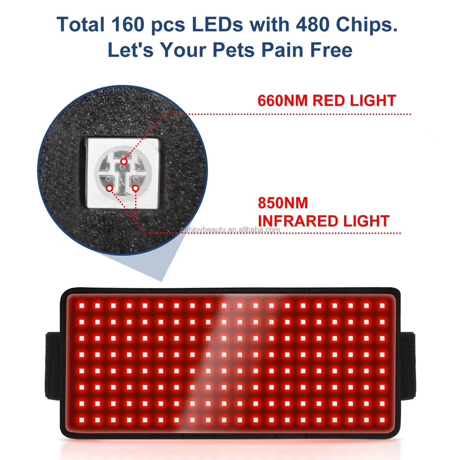 2024 المدمج في بطارية حصيرة لا - مراجعة Red Light Therapy Belt وسعره
