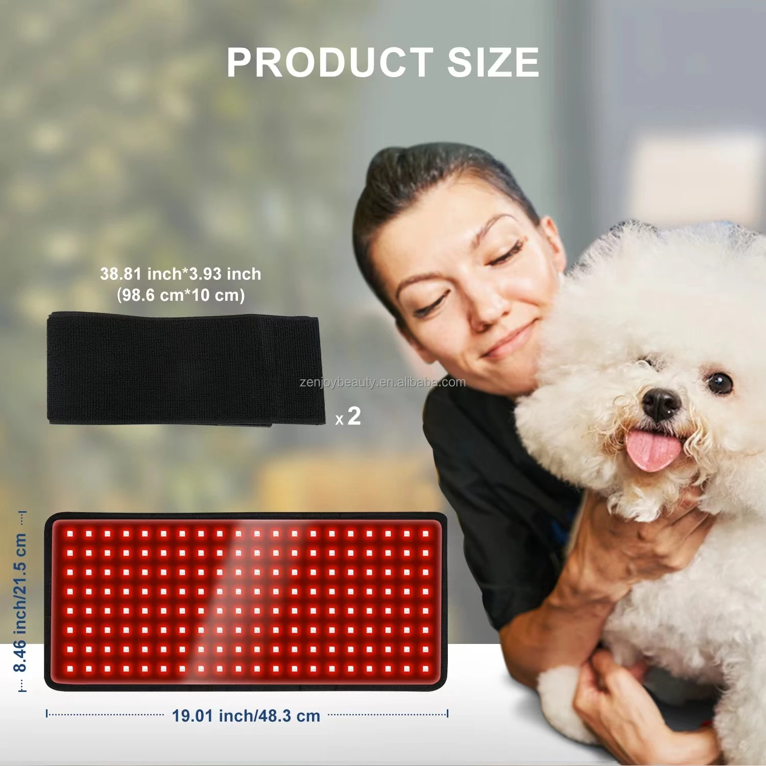 2024 المدمج في بطارية حصيرة لا - مراجعة Red Light Therapy Belt وسعره