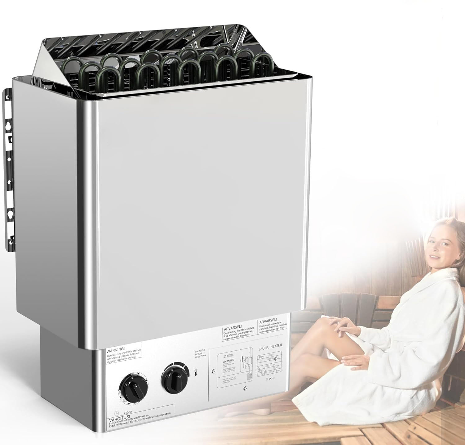 سخان ساونا بالبخار الجاف للبيع - مراجعة Sauna Heater 6Kw Electric وسعره