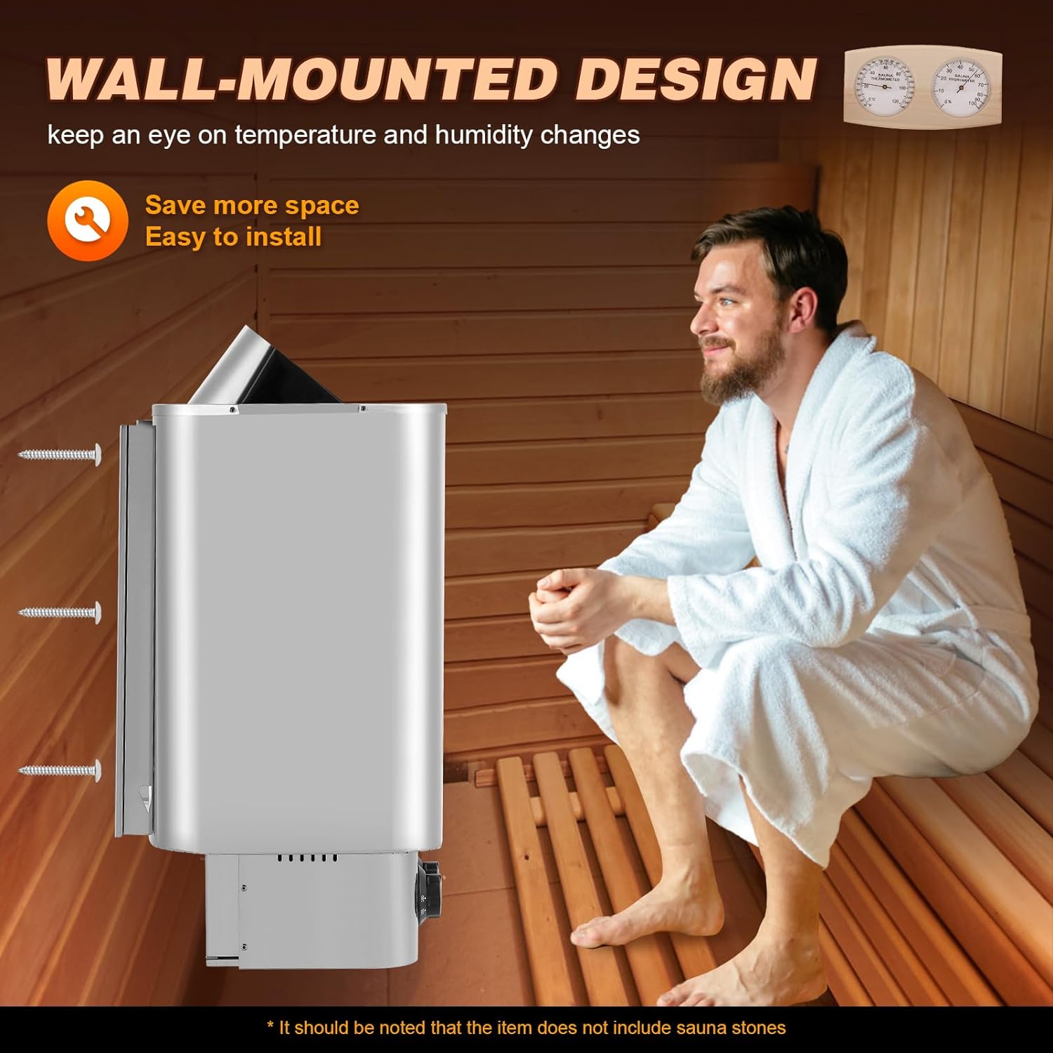 سخان ساونا جاف كهربائي من الفو - مراجعة Sauna Heater 6Kw Electric وسعره