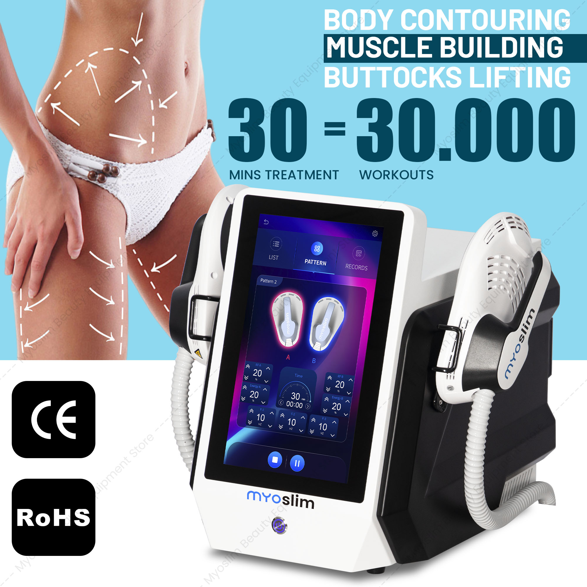 مايوسليم 6500 واط 15 تيسلا جها - مراجعة Ems Muscle Stimulator Body وسعره