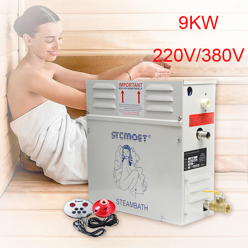 9KW مولد بخار للاستحمام 220 فو - مراجعة Steam Sauna Generator 9Kw وسعره