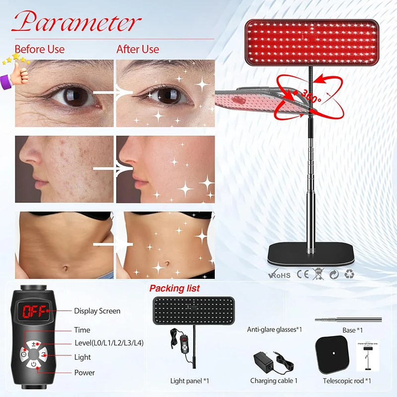 بالقرب من لوحة إضاءة بالأشعة ت - مراجعة Red Light Therapy Mat Full Body وسعره