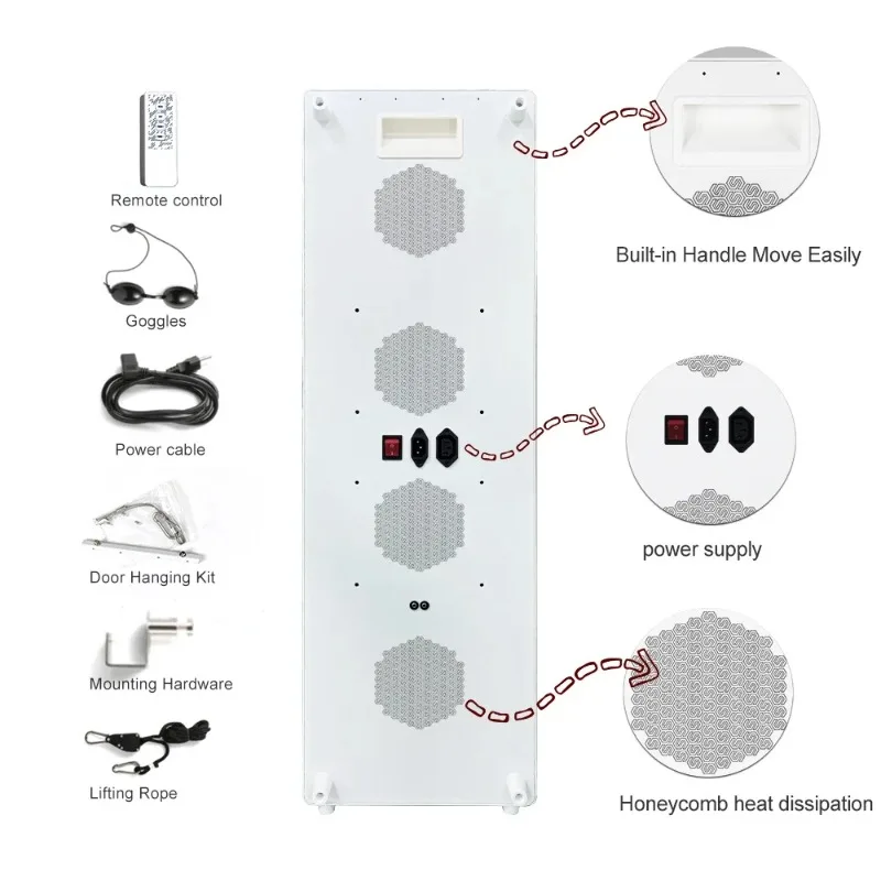 لوحة LED للعلاج بالضوء الأحمر  - مراجعة Red Light Therapy Panel 1500W وسعره