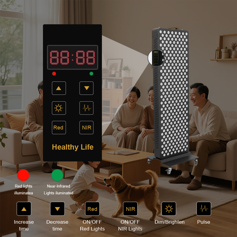 ضوء العلاج بالضوء الأحمر النبض - مراجعة Red Light Therapy Panel 1500W وسعره